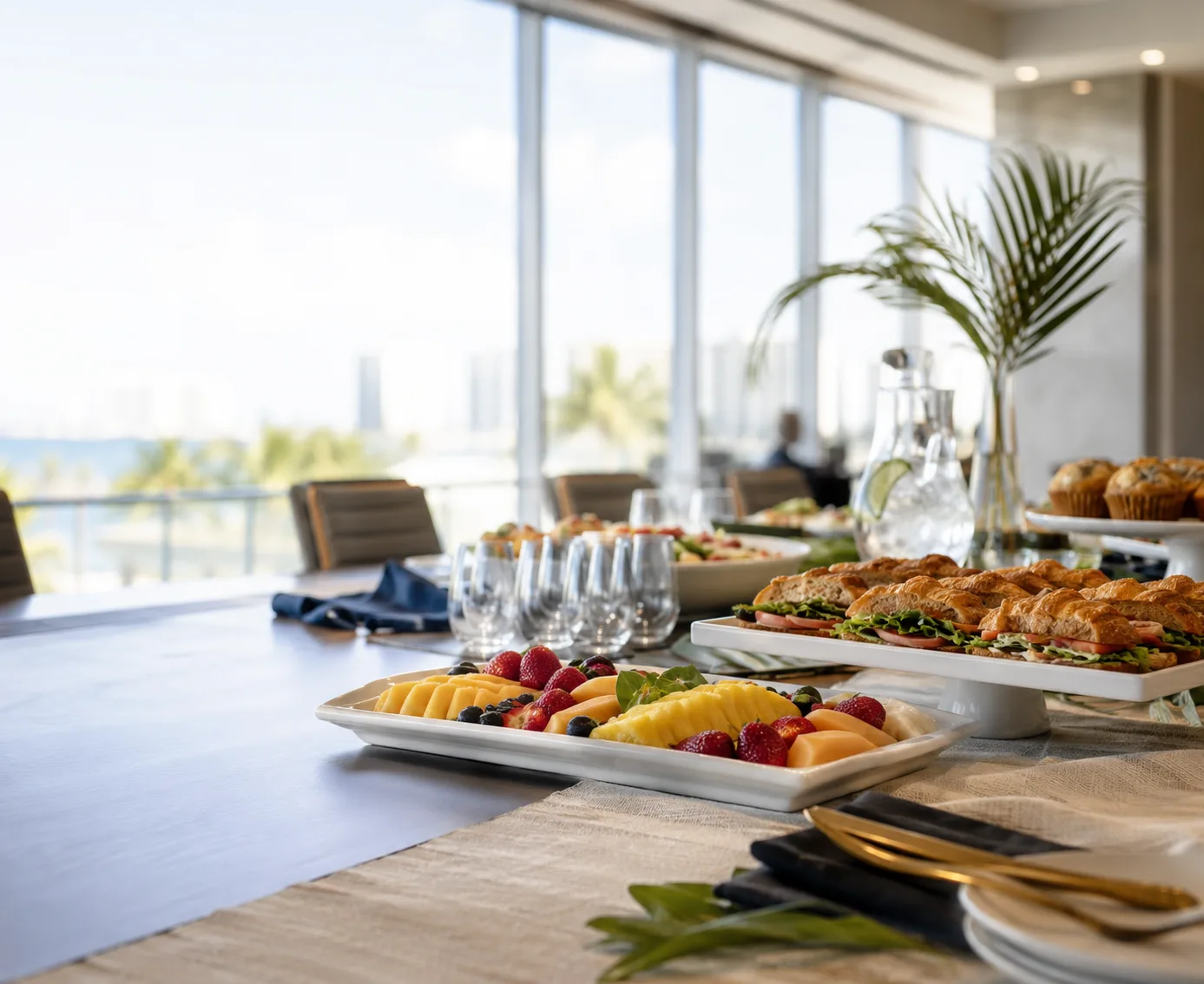 Corporate catering presentation by The Palms Catering